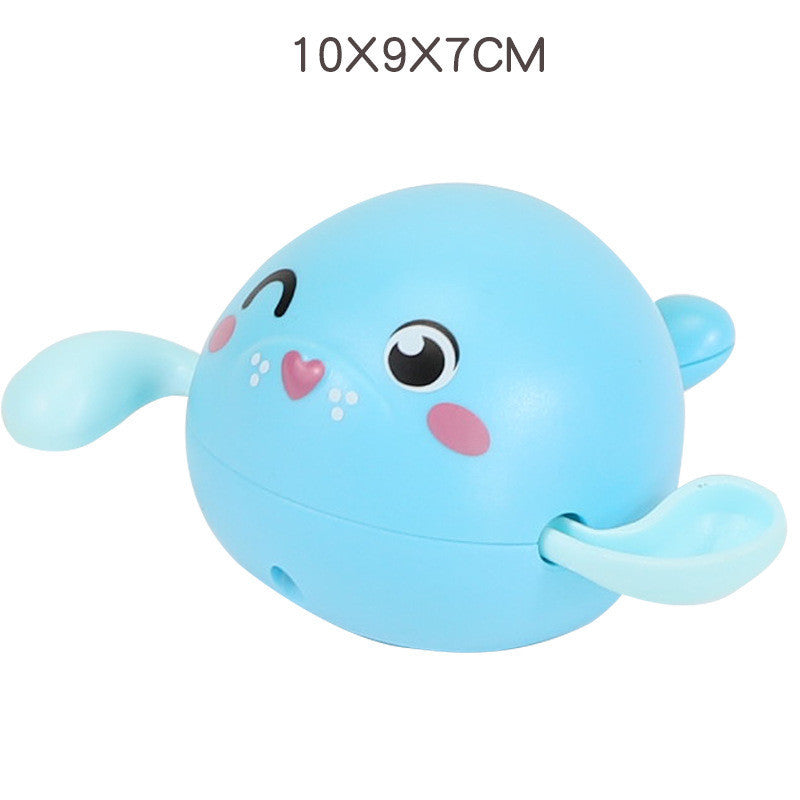 Baby Playing In Water Bath Toys