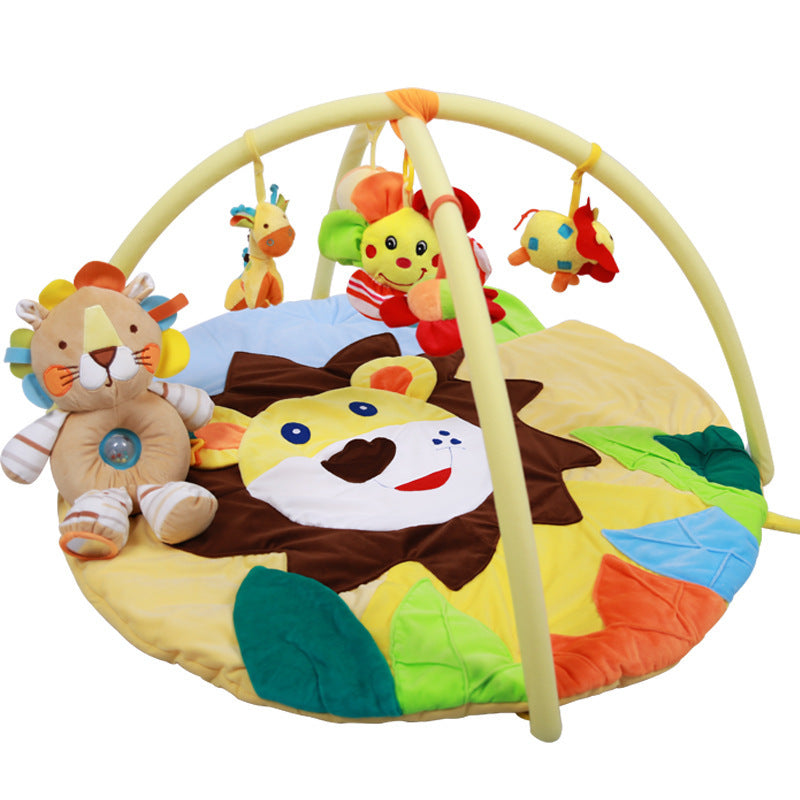 Big Head Lion Music Game Blanket Baby Fitness Holder Crawling Pad Educational Toys