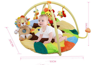 Big Head Lion Music Game Blanket Baby Fitness Holder Crawling Pad Educational Toys